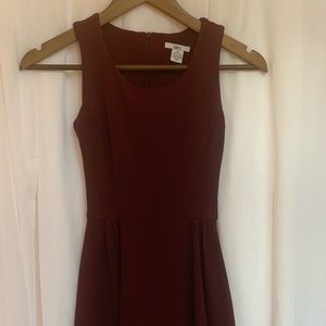 Maroon mini dress